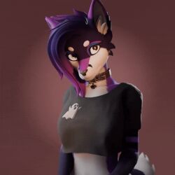 1:1 1girls 3d_(artwork) 3d_animation animated animated_gif anthro barbell_piercing blender_(artwork) blender_cycles blizzyfoxo bounce bouncing_breasts breasts canid canine circular_barbell_piercing clothed clothing clothing_lift collar crop_top curvy_figure digital_media_(artwork) facial_piercing female flashing flashing_breasts fox furry gif gynomorph_(lore) hair hourglass_figure inner_ear_fluff itsjag jag jumping looking_at_viewer mammal medium_breasts nipples nose_piercing open_mouth open_smile original original_character piercing presenting presenting_breasts purple_hair septum_circular_barbell septum_piercing shirt shirt_lift short_playtime small_breasts small_waist smile smug solo tail tail_motion tailwag tits topwear trans_(lore) trans_woman_(lore) tuft undercut