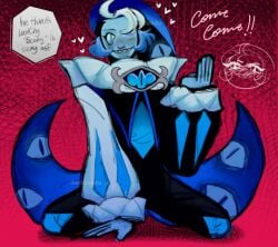 1boy cookie_run_kingdom fully_clothed jester male male_only shadow_milk_cookie