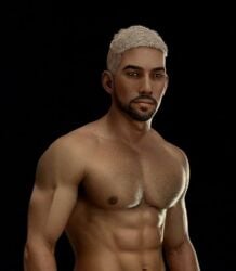 big_breasts breasts dbd dead_by_daylight gabriel_soma male muscular muscular_male solo solo_male
