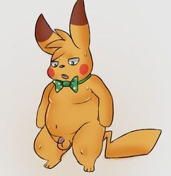 eroborus male male_only nintendo overweight penis pikachu pokemon solo video_games wendell