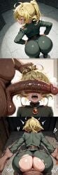 1boy 1boy1girl 1girls 3koma ai_generated angry angry_expression angry_face arm_grab ass back_view balls before_and_after big_ass big_balls big_butt big_cock big_penis big_testicles blonde_female blonde_hair blonde_hair_female blue_eyes bubble_ass bubble_butt clenched_teeth clothed clothed_female clothed_female_nude_male clothing cock cock_hungry dark-skinned_male dark_skin defeated doggy_style eyebrows eyelashes fat_man female female_penetrated from_behind from_behind_position genitals grabbing grabbing_from_behind hand_on_hip huge_ass huge_butt huge_cock imminent_penetration imminent_rape imminent_sex instant_loss interracial large_penis light-skinned_female light_skin long_penis looking_at_viewer looking_back looking_back_at_viewer male male/female male_penetrating male_penetrating_female pale-skinned_female pale_skin penetration penis precum pubic_hair raped ready_to_pop round_ass round_butt sex sex_from_behind stable_diffusion standing steam straight sweat sweatdrop sweating sweaty_body tanya_degurechaff testicles thick_ass thick_butt thick_penis uniform veiny_penis youjo_senki