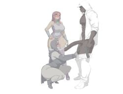dark-skinned_male male raven_(dc) soraoraora starfire tagme teen_titans
