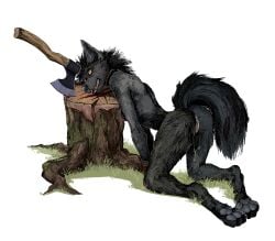 anthro axe blood bodily_fluids cum drmax execution female genital_fluids imminent_death jeffusherb snuff solo