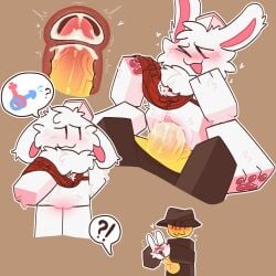 1boy1girl 1male1female apron asking_for_sex blocky_body bunny bunny_(forsaken) bunny_girl cervical_penetration cum cum_in_pussy cum_inside dream_game female first_porn_of_character forsaken_(roblox) furry gubby gubby_(roblox) human_on_anthro impregnation mafioso_(dream_game) male nejajiku_nsfw parlor_gubby_(forsaken) puffy_pussy roblox roblox_game robloxian tagme tagme_(character) vaginal_penetration