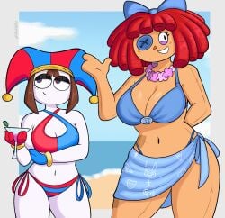 pomni from glitch productions by sketchfins