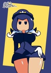 1girls bifa bob-omb bob-omb_girl bottom_view clothing female hat huge_ass mario_(series) nintendo super_mario_bros.