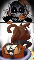 1boy 2025 alternate_version_available angry anthro anthro_only ass ball_bulge balls balls_in_panties bloons bloons_tower_defense boy brown_fur bulge curled_tail ear femboy frustrated fur gloves long_sleeve_shirt long_sleeves male male_only mask monkey monkey_boy monkey_ears monkey_tail monkiebrained panties pants rear_view ripped_clothing ripped_leggings ripped_pants skull_mask solo solo_male spiked_bracelet spiked_gloves striped_panties sweat sweaty sweaty_body sweaty_head tack_shooter_monkey twink