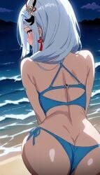 ai_generated ass bkai genshin_impact sexy shenhe_(genshin_impact)
