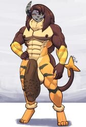 2025 absol anthro arcanine bear213 big_penis blue_body blue_fur canid canine full-length_portrait fur generation_1_pokemon generation_3_pokemon genitals hair hi_res hi_rez horn huge_cock hyper hyper_genitalia hyper_penis kogoriami_cararthia long_hair male mammal muscular nintendo orange_body orange_fur penile_spines penis pokemon pokemon_(species) portrait purple_body purple_fur purple_hair red_eyes