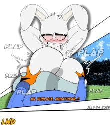 alien ambatukam anthro anthro_on_anthro big_breasts black_eyeshadow blush blushing_female boob_grab boob_squish breast_grab breast_squeeze breast_squish breasts breasts_bigger_than_head bunny bunny_ears cleavage cleavage_overflow clothed clothed_sex clothing covered_paizuri crop_top dialogue fangs female femboy_on_female fully_clothed furry hands_behind_head huge_breasts humping imminent_orgasm lwd_cartoonz male male/female male_pov massive_boobs massive_breasts neil_lash orange_fur original_characters outdoor_sex outdoors paizuri_on_lap paizuri_under_clothes penis penis_between_breasts penis_shadow pov_male pov_paizuri red_eyes striped_body sweater turtleneck turtleneck_sweater white_fur