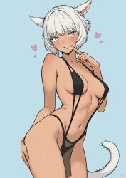 miqo'te from final fantasy by kosaka utaha