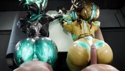 3d_animation anal animated ass babymoonart big_ass commission commissioner_upload cum_in_ass cum_in_pussy cum_inside cum_on_body doggy_style doggy_style ember_(warframe) ember_heirloom_(warframe) foursome handholding khora_(warframe) khora_prime_(warframe) light-skinned_male penetration pussy straight_sex tagme vaginal_penetration video warframe