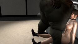 1girls 3d 3d_(artwork) big_penis blowjob boomer_(left_4_dead) brown_hair cum deepthroat fat fellatio in left_4_dead left_4_dead_(series) monster mouth penis sex sfm source_filmmaker straight tagme zoey_(left_4_dead) zombie