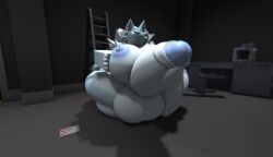 1futa 3d anthro balls breasts cock furry futanari ghost_fox_(kaiju_paradise) hyper_balls hyper_penis intersex kaiju_paradise pills ravenuwu roblox roblox_game robloxian self_upload tagme