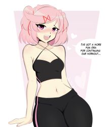 natsuki (doki doki literature club) from doki doki literature club by thefishart