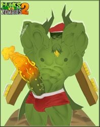 1boy asolchan bara big_muscles big_pecs big_penis bulge bulge_through_clothing cob_cannon_(pvz) huge_cock huge_muscles huge_pecs humanoid humanoid_genitalia humanoid_penis hyper_penis male male_focus male_only muscles muscular muscular_male plant plants_vs._zombies plants_vs_zombies plants_vs_zombies_2:_it's_about_time solo solo_focus solo_male underwear