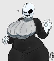 fem gaster from undertale by akira404040