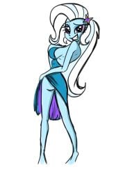 blue_body breasts dress equestria_girls female looking_at_viewer my_little_pony posing stammis trixie_(mlp)