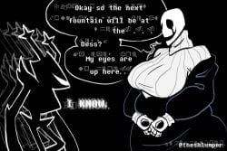 dess holiday from deltarune by theshlumper