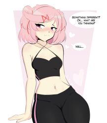 natsuki (doki doki literature club) from doki doki literature club by thefishart