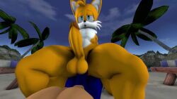 16:9 3d_(artwork) 3d_animation anal anal_sex animated anthro anus ass athletic athletic_male balls beach big_penis blue_eyes canid canine chest_tuft cowgirl_position digital_media_(artwork) duo eulipotyphlan femboy fox from_front_position genitals hedgehog hyper ironhawk looking_pleasured male male/male mammal no_sound on_bottom on_top outside palm_tree pecs penetration penile penile_penetration penis plant sega sex short_playtime sonic_(series) sonic_the_hedgehog sonic_the_hedgehog_(series) tagme tails tails_the_fox thick_thighs tree tuft video widescreen