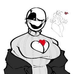fem gaster from deltarune by riudoingnsfw