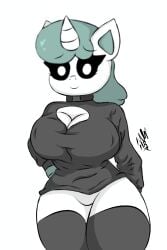 anthro clothing craftycorn equid equine female footwear hi_res horn horse mammal mlp118edit mob_entertainment mythological_creature mythological_equine mythology pony poppy_playtime smiling_critters socks unicorn