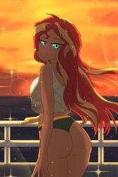 sunset shimmer from equestria girls by yerikov