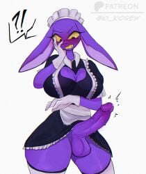 blush blushing_face bunny_boy bunny_ear bunny_girl busty busty_boy digital_media_(artwork) dripping female furry futa_only futanari jax_(tadc) jax_(the_amazing_digital_circus) ki_kidrew tagme the_amazing_digital_circus