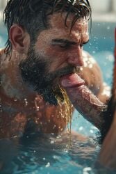 2boys ai_generated gay gigachad male male/male penis piss_drinking pissing_in_mouth pissing_on_another urine_in_mouth yaoi