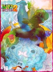 3boys abs anthro asolchan balls bara big_balls big_muscles big_pecs big_penis gay huge_cock huge_muscles huge_pecs humanoid humanoid_genitalia humanoid_penis hyper_penis male male_focus male_only muscles muscular muscular_male penis plant plants_vs._zombies plants_vs_zombies plants_vs_zombies_2:_it's_about_time sunflower_(pvz) tangle_kelp_(pvz) winter_melon_(pvz) yaoi