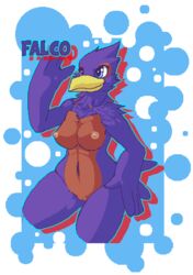 anthro avian breasts falco_lombardi female kai-ten kaivolate nintendo nipples nude pussy rule_63 star_fox video_games