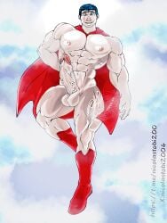 big_balls big_breasts big_penis dc dc_comics gay muscles superman superman_(series)