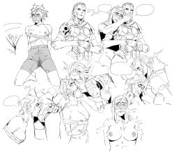 affectionate android apex_legends ash_(apex_legends) ashleigh_reid bondage breasts dominant_robot enemies_to_lovers hearts hearts_around_head horizon_(apex_legends) interspecies lesbian lesbian_focus mixed_feelings monster_girl multiple_persona pubic_hair robot robot_girl robot_humanoid robot_on_human ruthion69 tied_up titanfall vulva wet_clothing wet_leggings wet_panties wet_pussy yuri