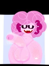 afro amphibian anthro aquatic axo_(axouwur) axolotl axouwur balls big_balls big_penis bodily_fluids foreskin genital_focus genitals hi_res huge_penis looking_at_viewer male mole_salamander penis penis_focus pink_body presenting presenting_balls presenting_penis salamander shortstack shortstack_male silly small_but_hung smile smiling_at_viewer solo steam steaming_penis sweat sweaty_balls sweaty_genitalia
