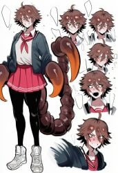 1girls ai_generated kortai novelai original_character reference_sheet scorpion tagme tsundere