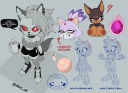 accessory ahegao amy_rose anthro areola big_breasts big_ears black_nose blaze_the_cat bottomwear breasts brown_areola brown_body brown_fur brown_nipples can canid canid_demon canine canis cheek_tuft cleavage clenched_teeth clothed clothing collar container demon dialogue domestic_cat domestic_dog ear_piercing english_text eulipotyphlan eyelashes facial_tuft fan_character feet felid feline felis female footwear forehead_gem fur gem group hair hair_accessory hairband head_tuft hedgehog hellaverse hellhound helluva_boss hi_res holding_can holding_container holding_object legwear looking_at_viewer looking_pleasured loona_(helluva_boss) mammal mythological_canine mythological_creature mythology navel neh_on nipples notched_ear open_mouth piercing purple_body purple_fur question_mark red_eyes red_sclera sega shoes short_hair shorts sonic_the_hedgehog_(series) speech_bubble spiked_collar spikes talking_to_viewer teeth text thick_thighs thigh_highs topwear tuft white_body white_eyes white_fur wide_hips yellow_eyes