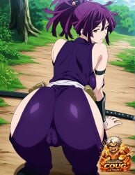 ai_assisted ai_generated coug jigokuraku stable_diffusion yuzuriha_(jigokuraku)