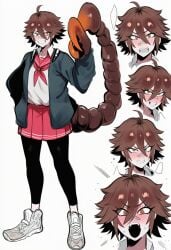1girls ai_generated kortai novelai original_character reference_sheet scorpion tagme tsundere