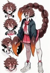 1girls ai_generated kortai novelai original_character reference_sheet scorpion tagme tsundere