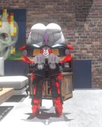 3d blender flamewar praise_da_booty_(meme)