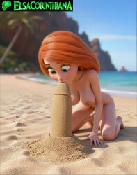 1girls ai_generated areola areolae beach big_breasts bj blowjob breasts disney disney_channel elsacorinthiana exposed_pussy female female_naked female_nude female_nudity female_only green_eyes high_quality kim_possible kimberly_ann_possible kneeling kneeling_in_sand kneeling_on_sand naked naked_female navel nipples nude nude_beach nude_female nudism nudist nudity orange-haired_female orange_hair orange_pubic_hair outdoor_nudity outdoors patreon patreon_link patreon_url posing pubic_hair pussy sand showing_pussy skinny sunny_beach thin thin_body thin_female thin_waist uncensored white-skinned_female white_skin