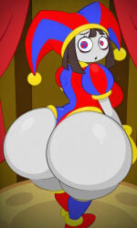 ai ai_art ai_assisted ai_generated big_ass ctrl-z_(style) gigantic_ass jester jester_hat jester_outfit pomni pomni_(tadc) pomni_(the_amazing_digital_circus) the_amazing_digital_circus venatori