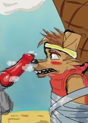 big_penis dreamworks erection forgotten_island furry furry_only gay male male_only penis raww_(forgotten_island) yaoi zebracorn