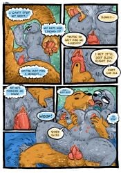 6_nipples anthro anthro_on_anthro anthro_penetrated anthro_penetrating anthro_penetrating_anthro bodily_fluids bubbalossom canid canine collar collar_only comic dialogue dominant dominant_male duo english_text female forced fur gender_transformation genital_fluids genitals grey_body grey_fur hi_res male male/female mammal mind_control mtf_transformation multi_nipple nipples nude nude_anthro pawpads paws penetration penis red_penis sex species_transformation speech_bubble text transformation transformation_through_magic unwilling_prey vaginal_fluids yellow_body yellow_fur