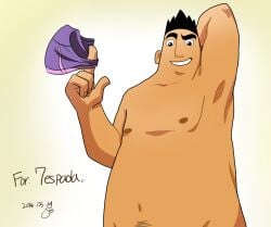 1boy 2014 artist_request gay male male_only packages_from_planet_x solo tagme troll_moko