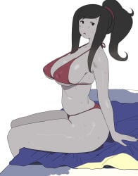 1girls 2026 adventure_time bikini bikini_bottom bikini_top black_hair breasts cartoon_network female female_only marceline marceline_abadeer red_bikini solo tagme thighs yuta_agc