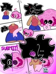 amphibian anthro aquatic axo_(axouwur) axolotl axouwur bodily_fluids comic duo english_text exposed female fingering genital_fluids hi_res human hypnosis male male/female mammal mind_control mole_salamander nipples questionable_consent salamander shortstack silly spiral spiral_eyes text tongue tongue_out vaginal vaginal_fingering vaginal_fluids zonked