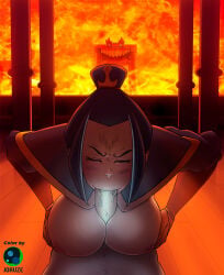 1boy 1girls aang avatar_legends avatar_the_last_airbender azula big_breasts breasts erection fellatio female joruze male nickelodeon nipples oral oral_sex paizuri penis