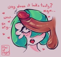 balls big_penis bodily_fluids drooling duo erection female gardevoir generation_3_pokemon genital_fluids genitals hi_res humanoid humanoid_genitalia humanoid_penis leaking_precum male male/female mel4tnight nintendo open_mouth penis pokemon pokemon_(species) precum saliva shocked sweat sweatdrop